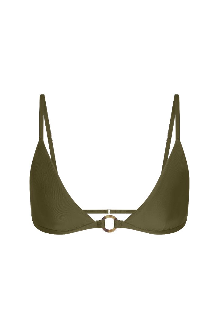 Tortoise Ring Triangle Bikini Top