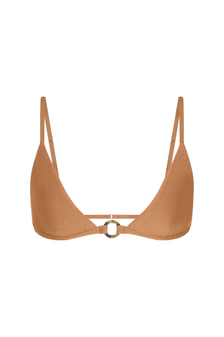 Tortoise Ring Triangle Bikini Top