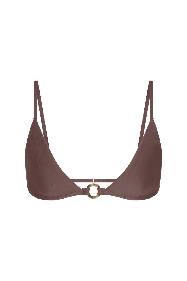 Tortoise Ring Triangle Bikini Top