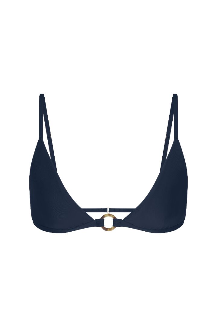Tortoise Ring Triangle Bikini Top
