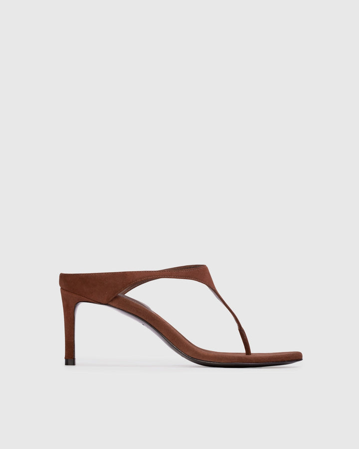 Laurel 65 Suede Mule Brown
