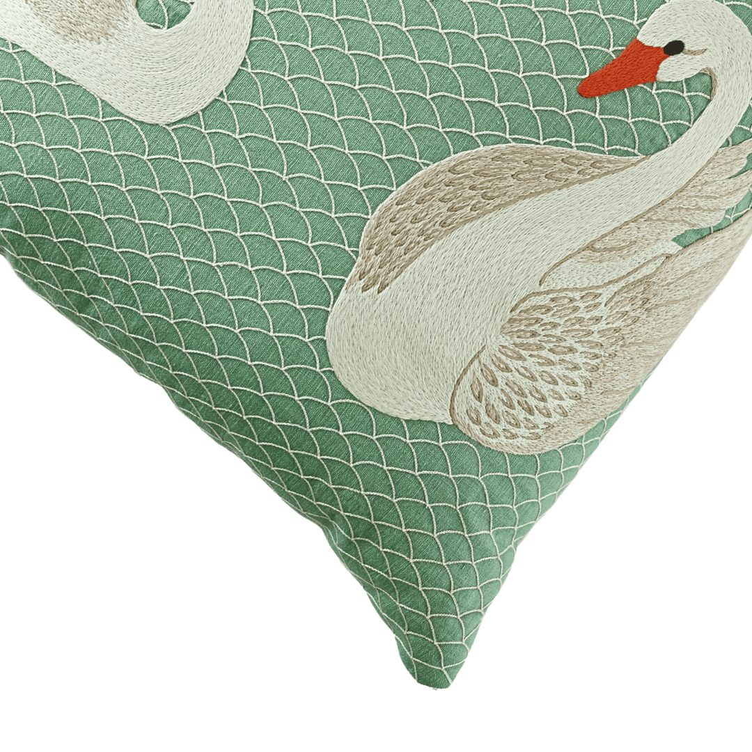 Swan Pillow Cover