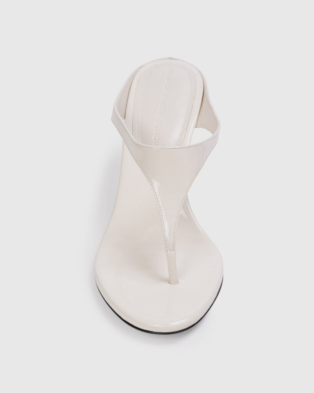 Laurel 65 Patent Leather Mule Coconut