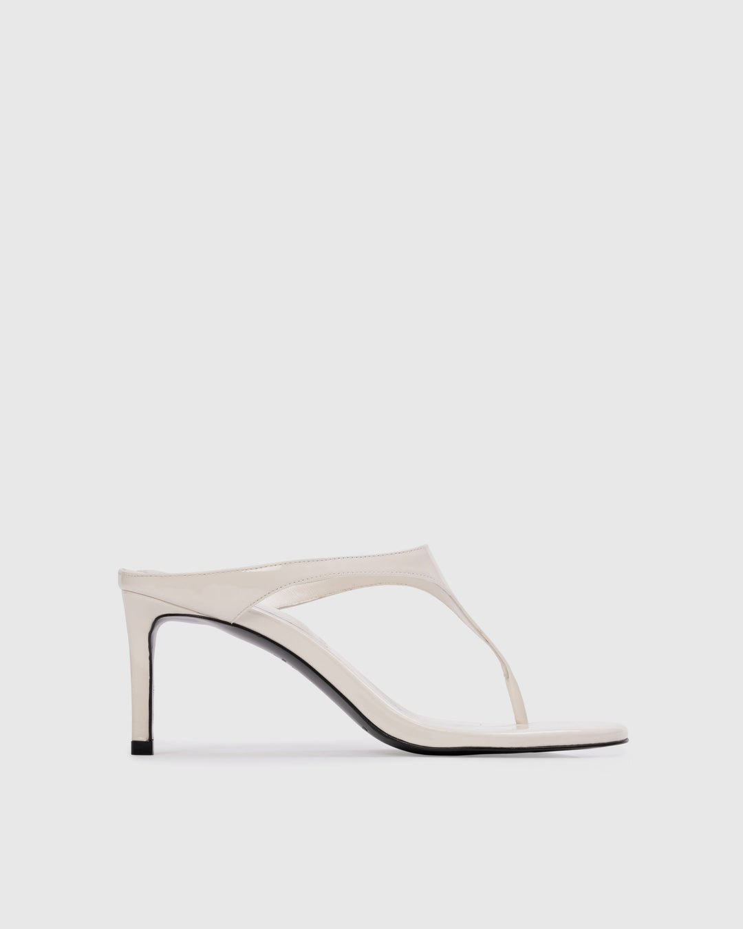 Laurel 65 Patent Leather Mule Coconut