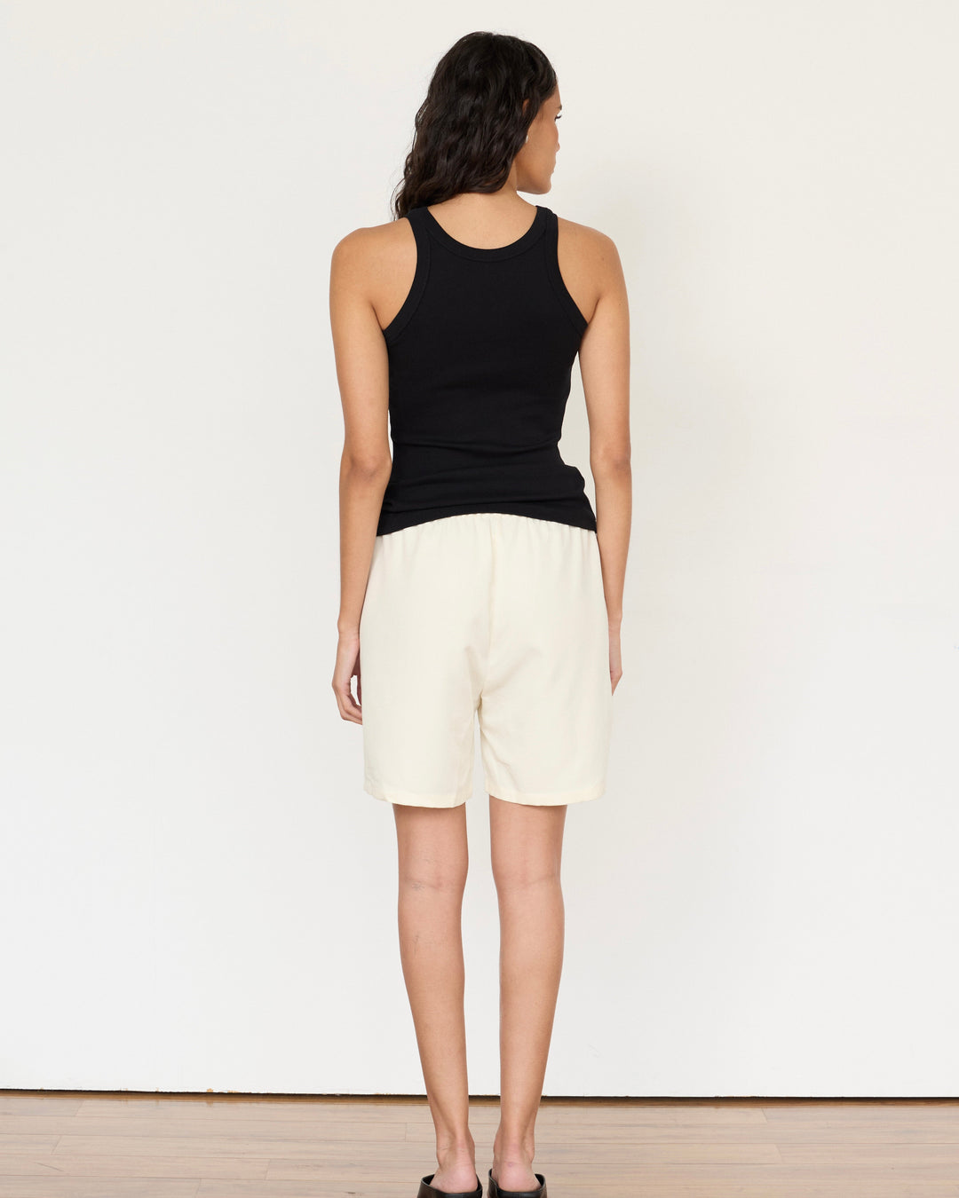 Jude High Neck Tank Top Black