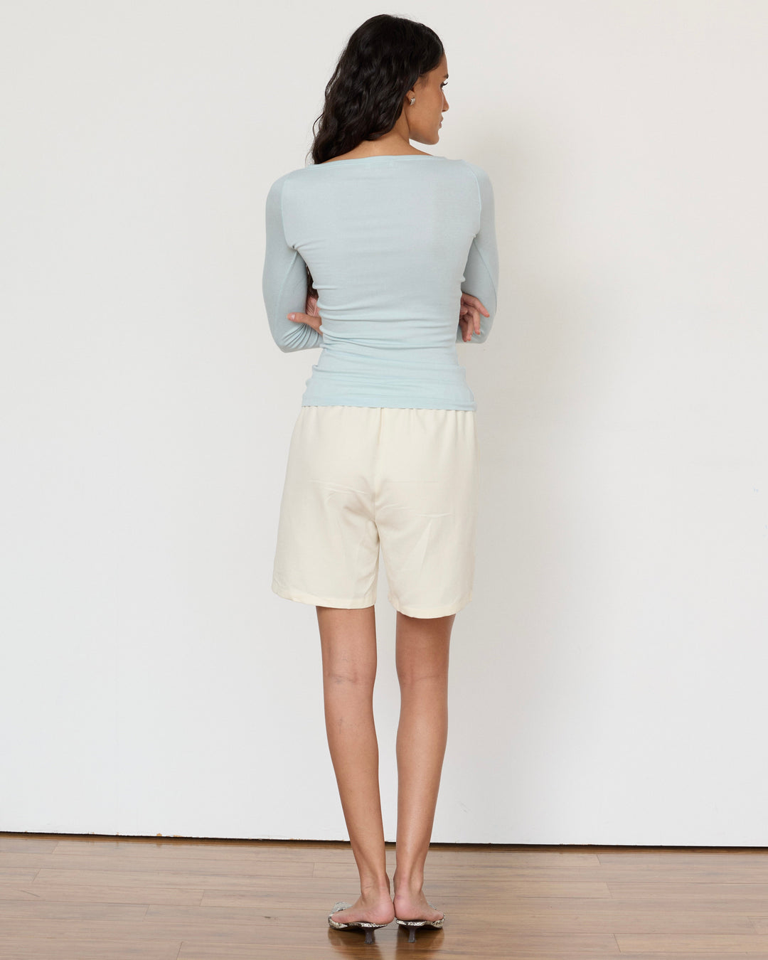 Lane Boatneck Top Light Blue