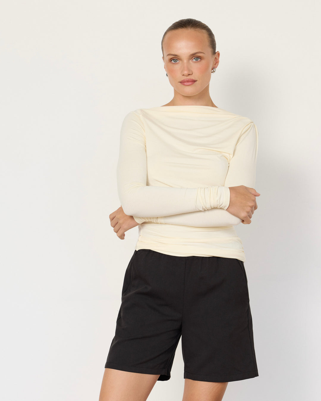 Romy Open Back Top Butter