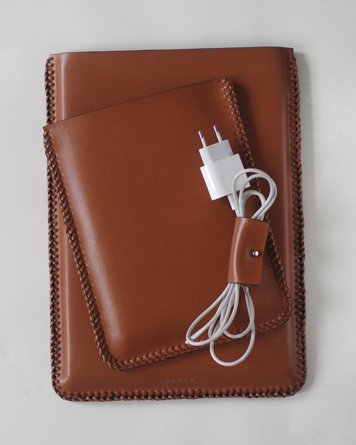 Laced Leather Ipad Sleeve