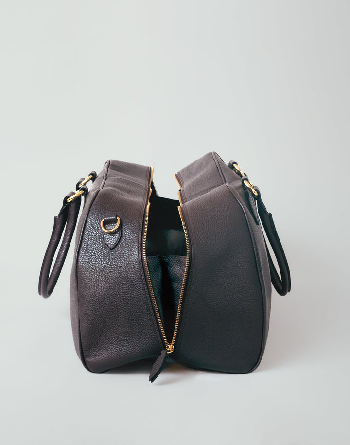 La Via Leather Weekender Bag