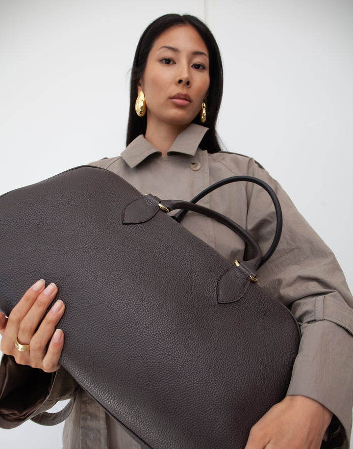 La Via Leather Weekender Bag