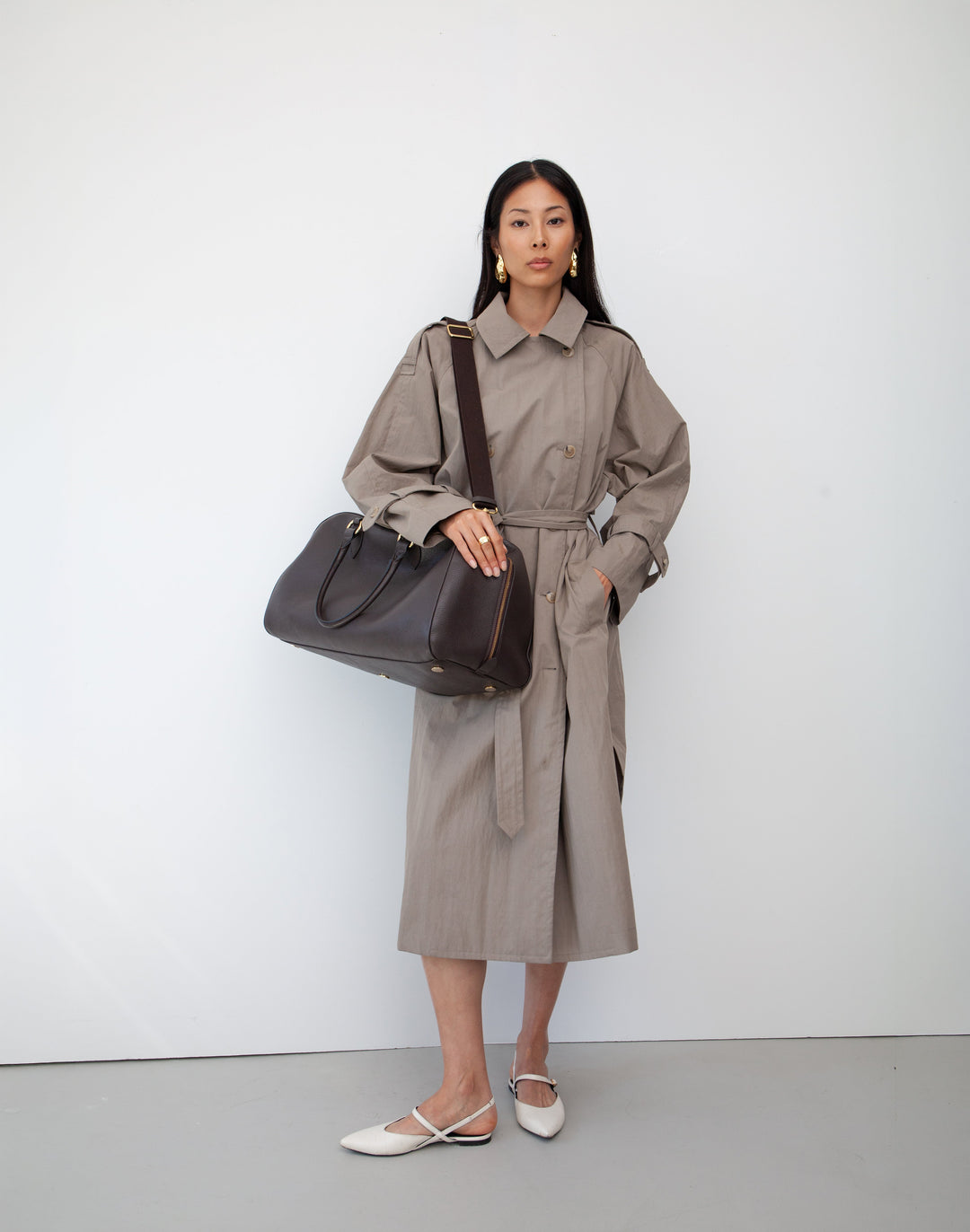 La Via Leather Weekender Bag
