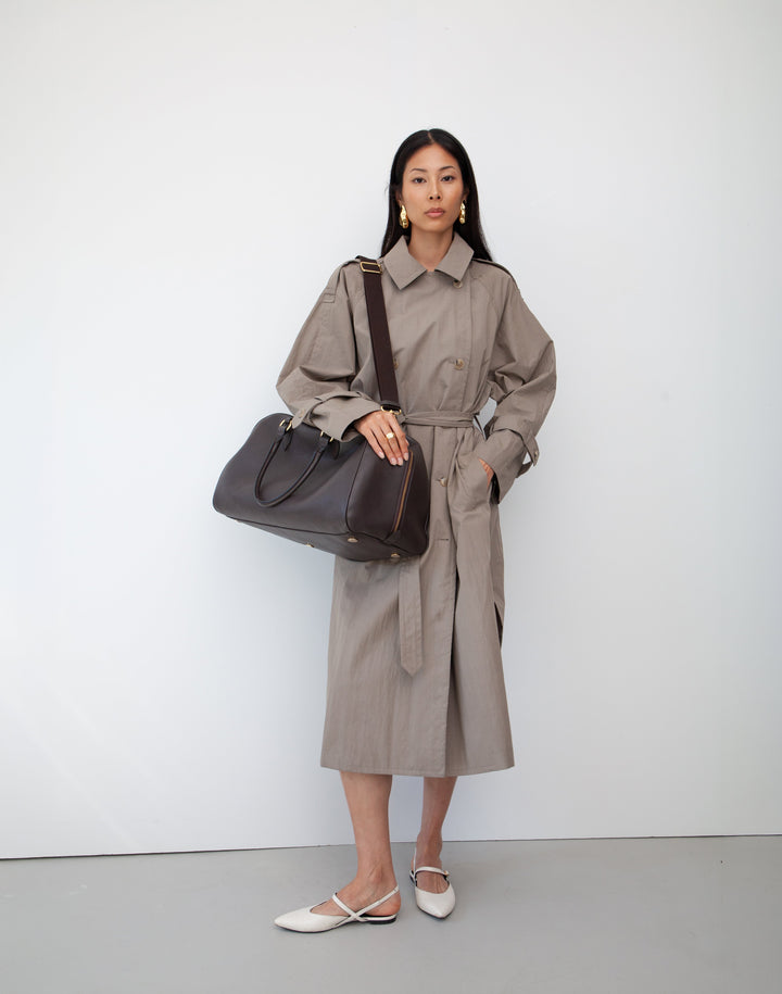 La Via Leather Weekender Bag