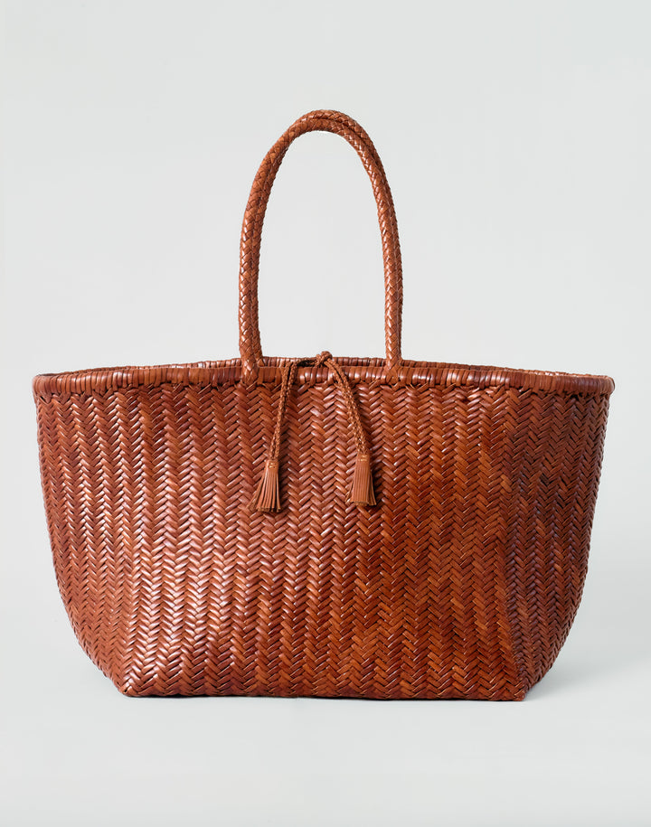 The Mercato Woven Leather Tote Bag