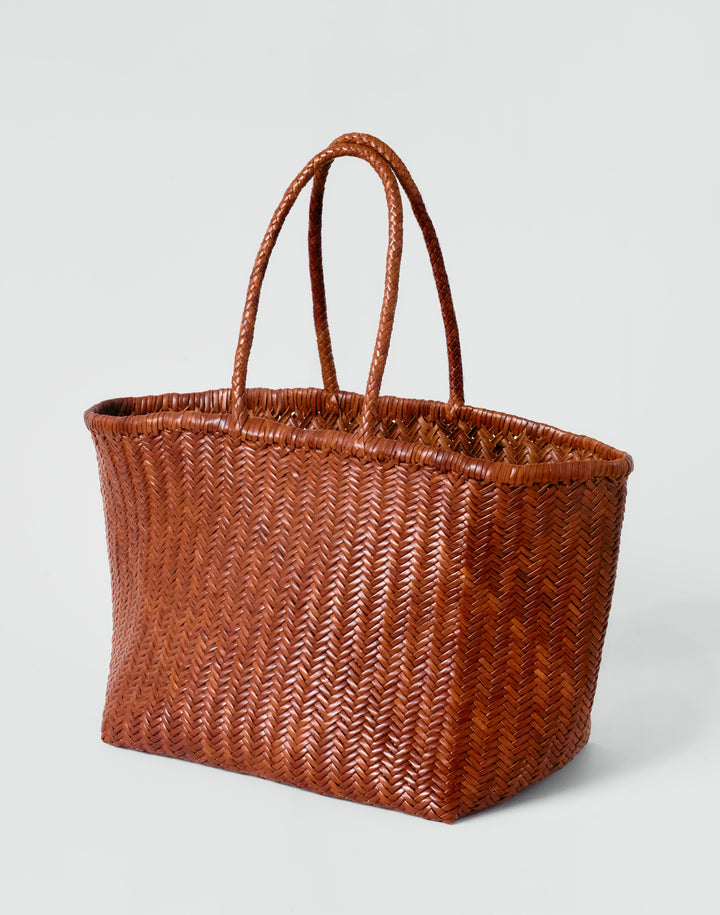 The Mercato Woven Leather Tote Bag