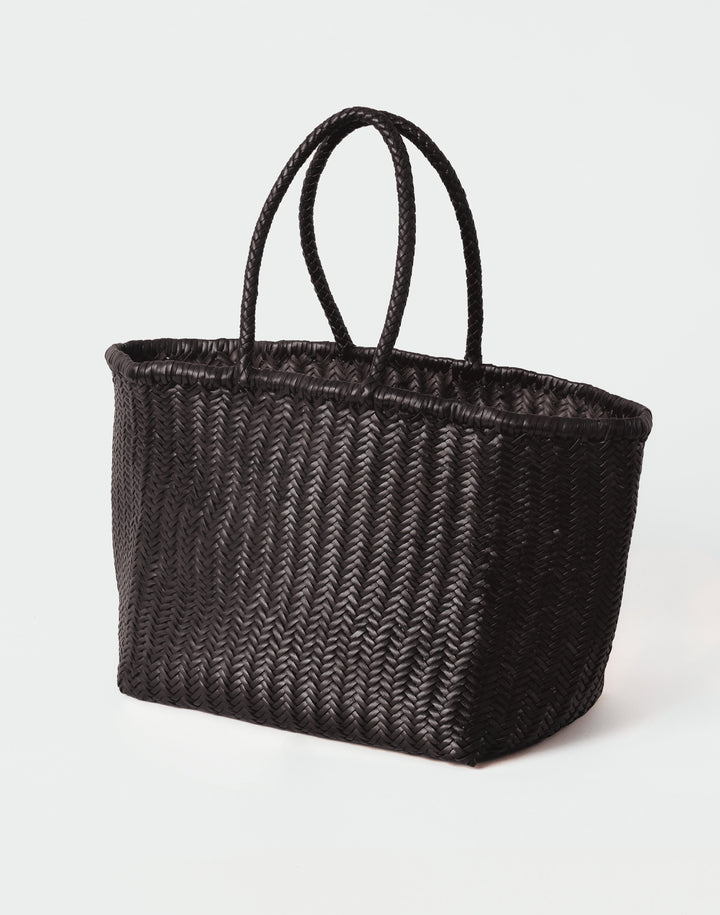 The Mercato Woven Leather Tote Bag