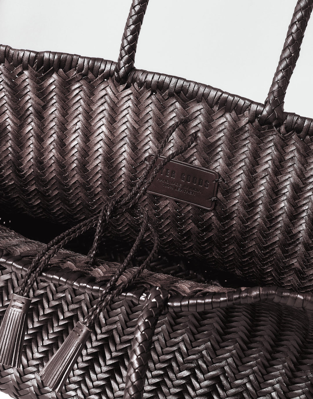 The Mercato Woven Leather Tote Bag