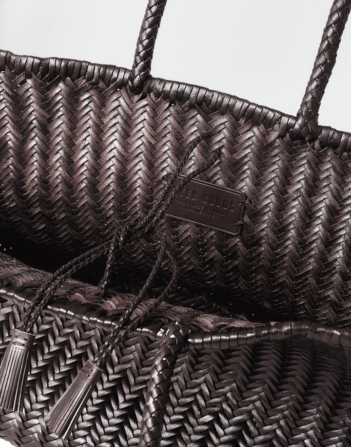 The Mercato Woven Leather Tote Bag