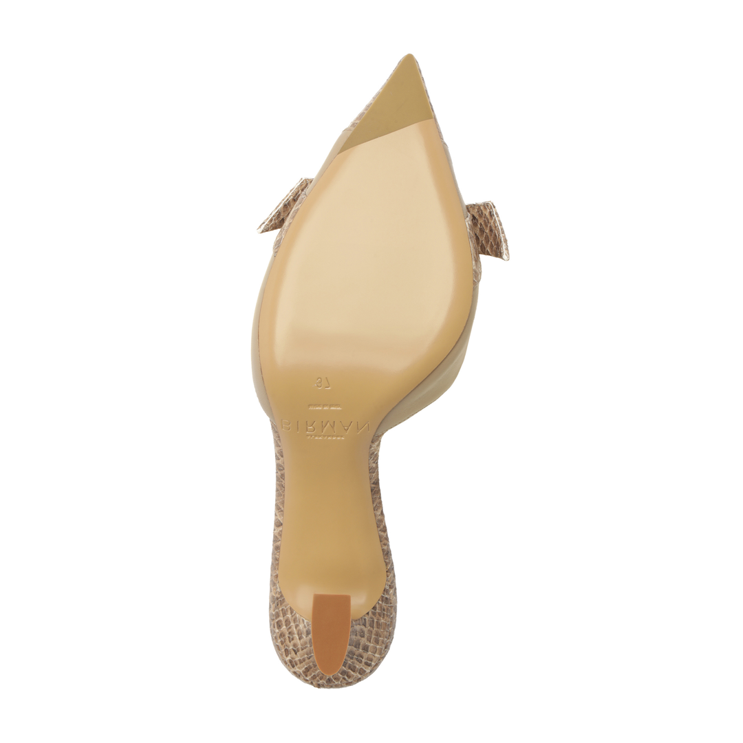 Clarita Slingback Cap Toe 60 Semolina