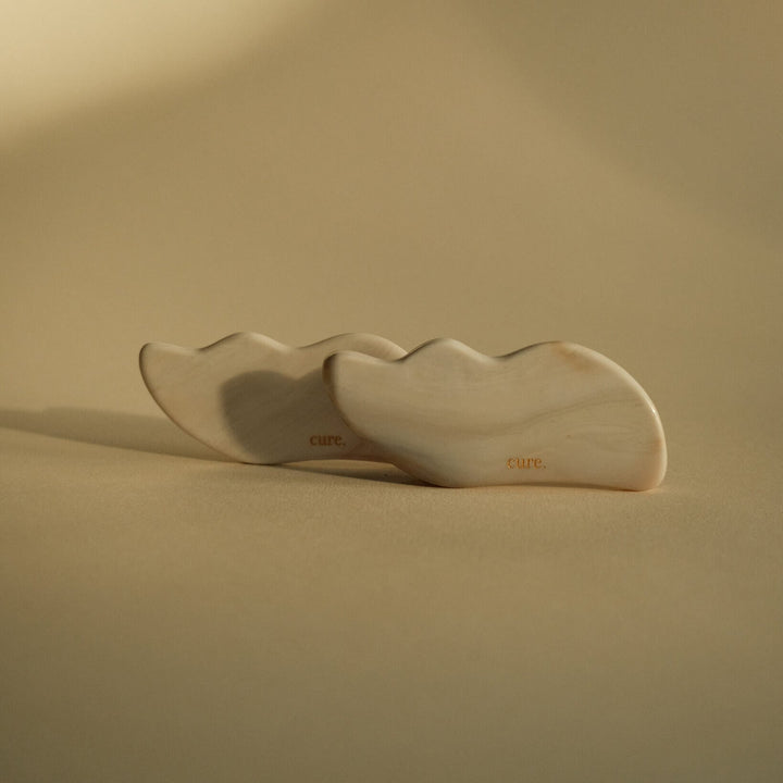 Natural Agate Cloud Gua Sha for Face and Body Massage
