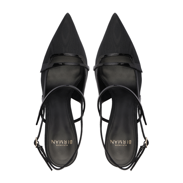 Tita Moire Pumps 85 Black