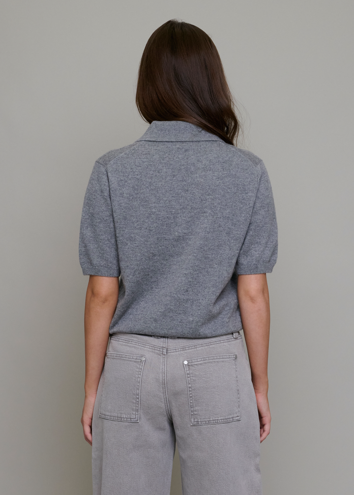 Dakota Cashmere Shirt Stone