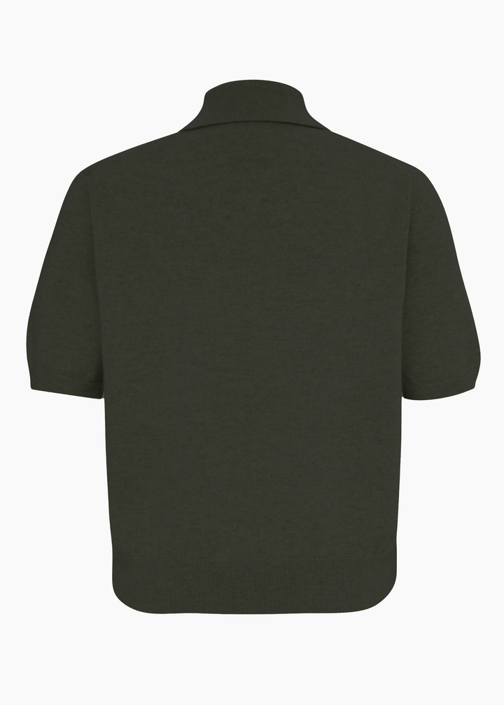 Dakota Cashmere Shirt Dark Olive