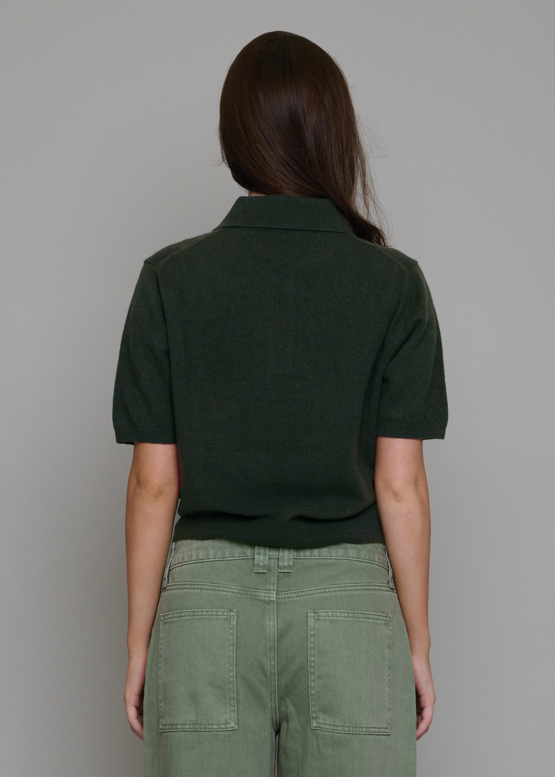 Dakota Cashmere Shirt Dark Olive