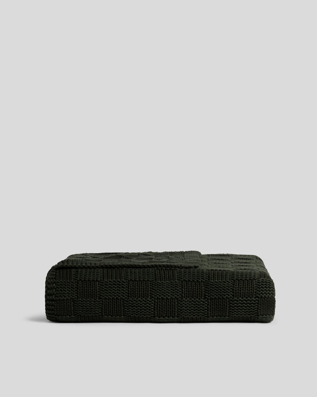 Basketweave Throw Evergreen
