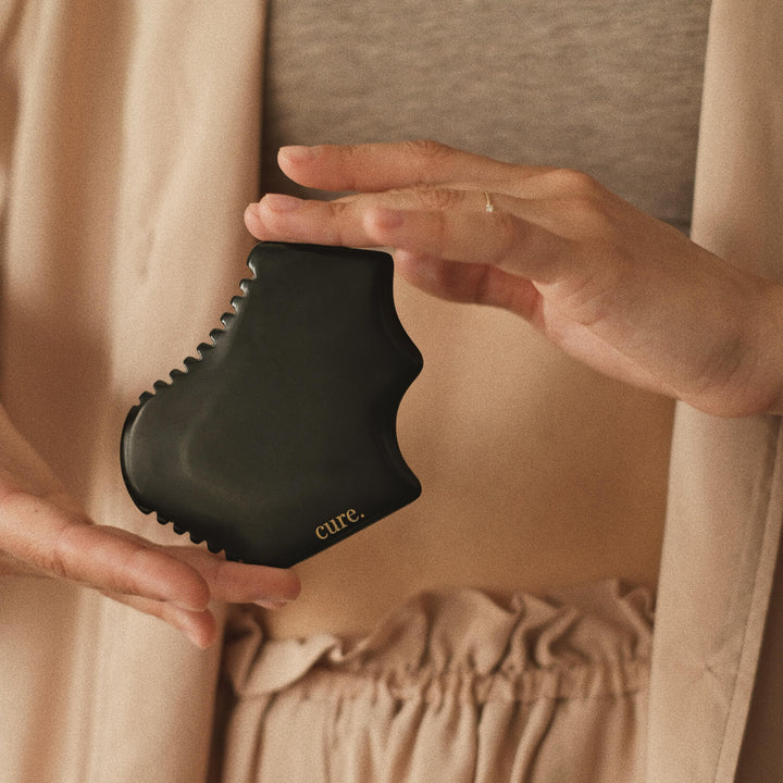 Natural Bian Stone Gua Sha for Body &amp; Face Massage