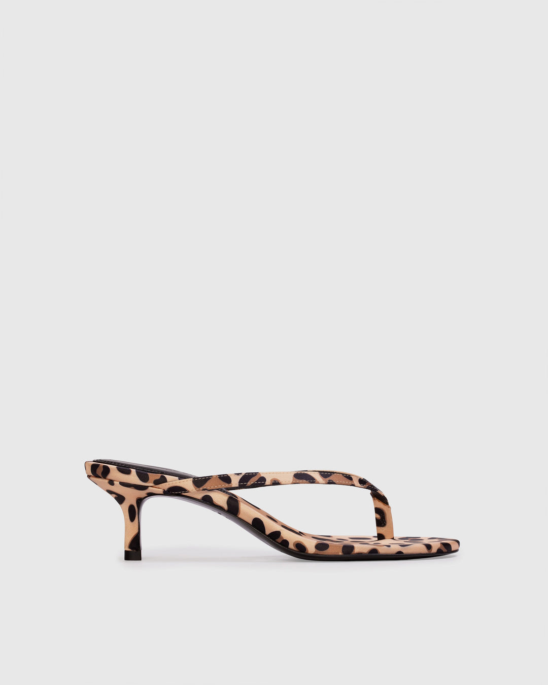 Tash 50 Satin Mule Cheetah