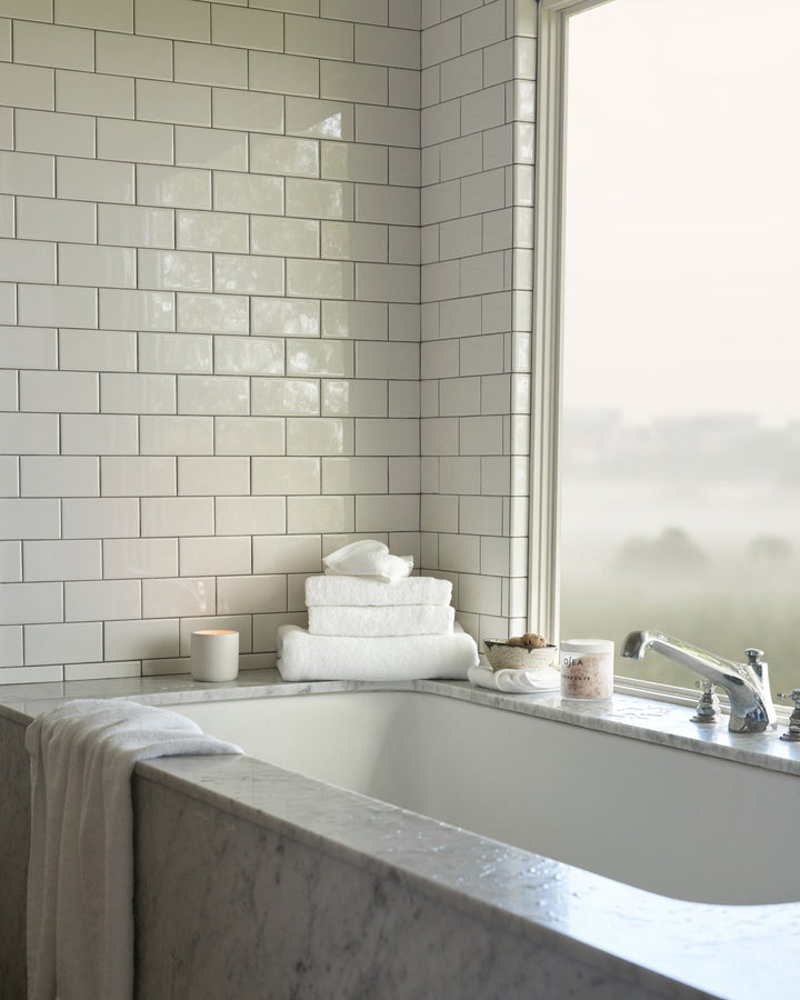 Classic Turkish Cotton Towels White