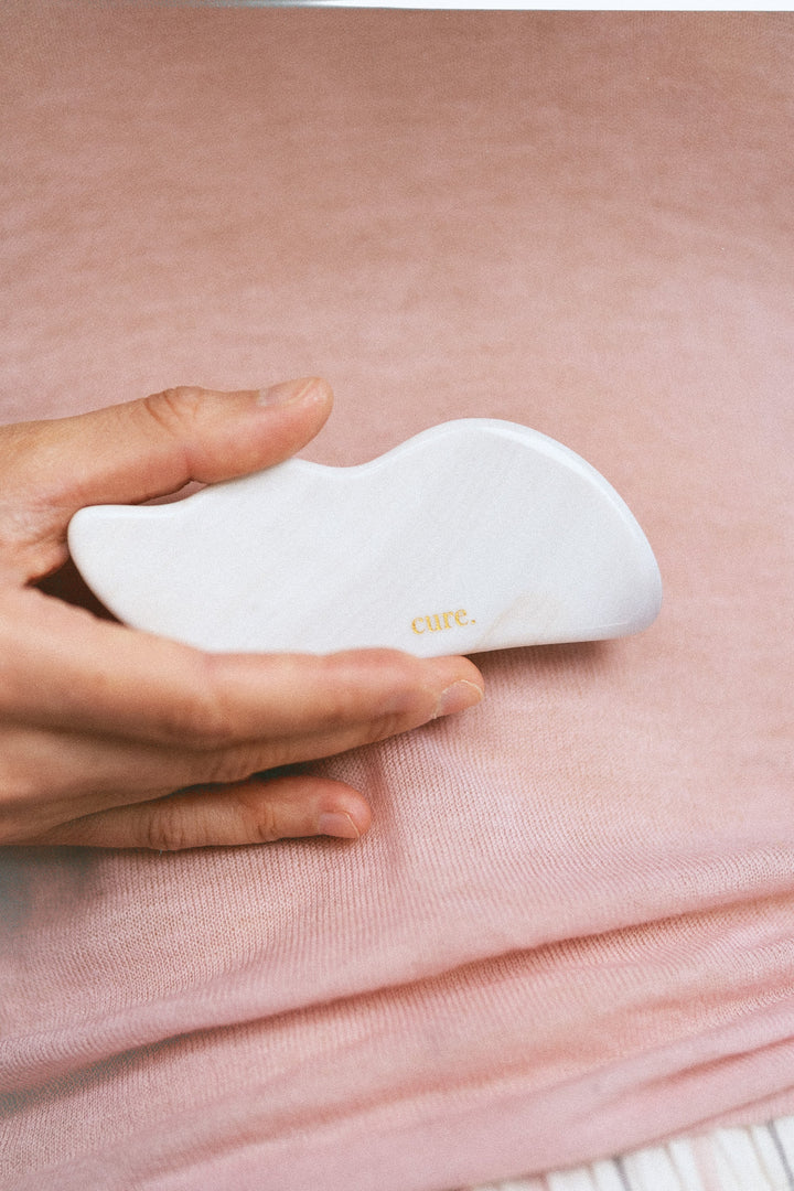 Natural Agate Cloud Gua Sha for Face and Body Massage
