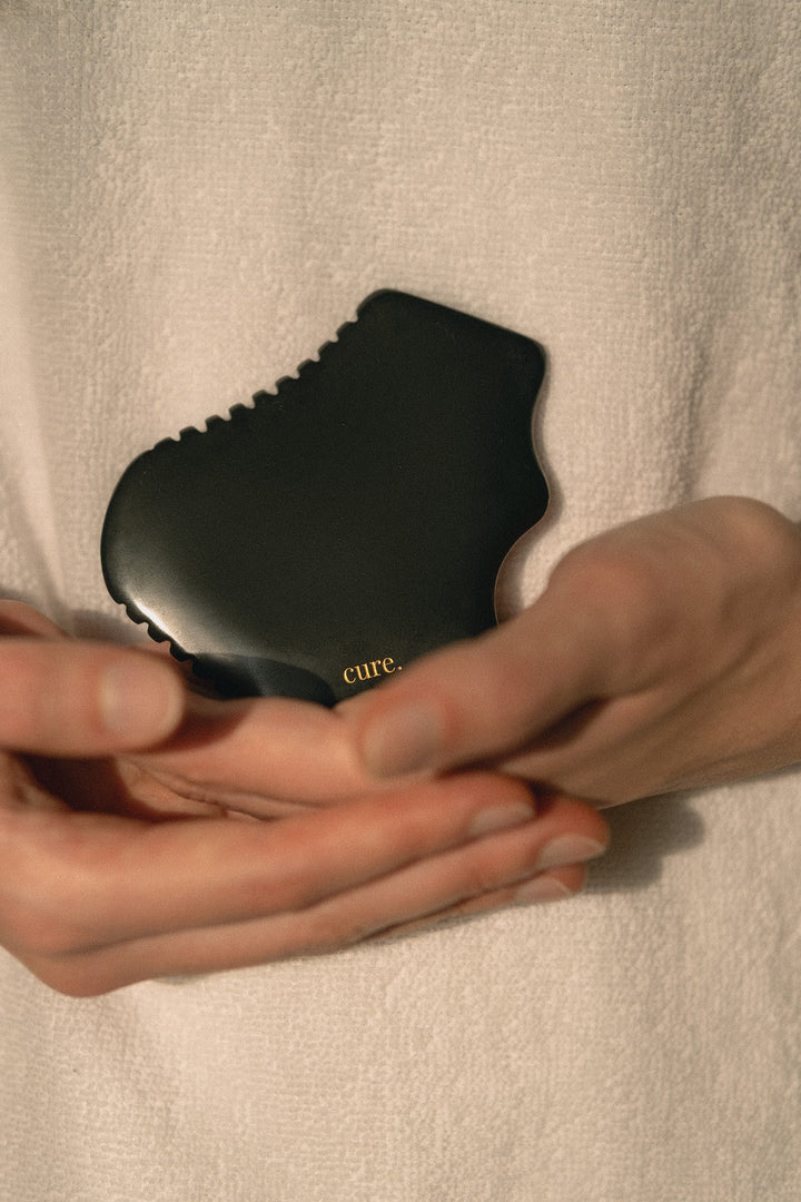Natural Bian Stone Gua Sha for Body &amp; Face Massage