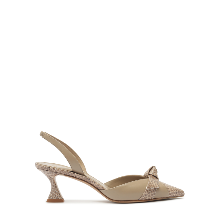 Clarita Slingback Cap Toe 60 Semolina