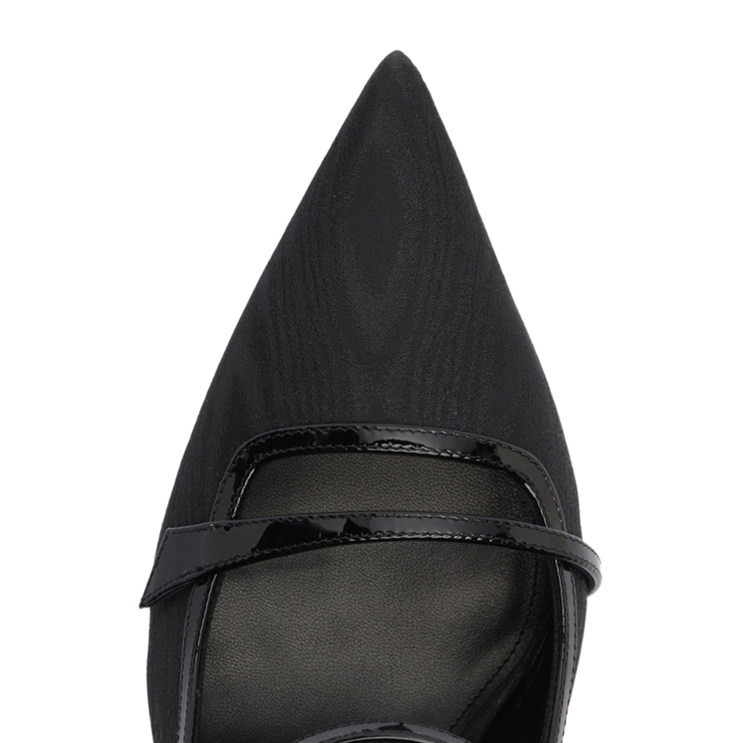 Tita Moire Pumps 85 Black