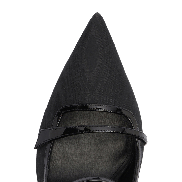 Tita Moire Pumps 85 Black