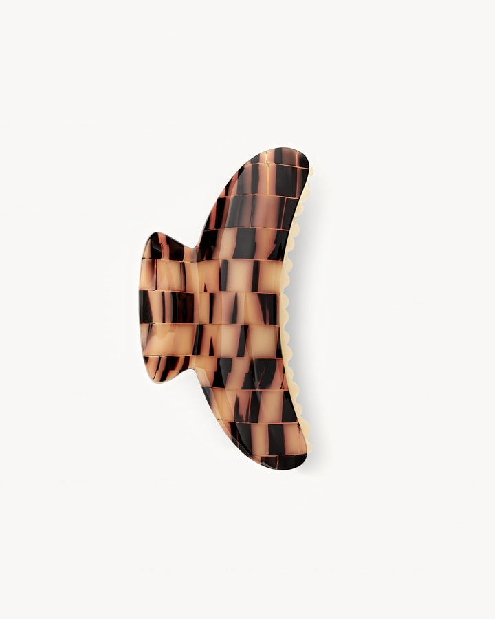 Grande Heirloom Claw Blonde Checker