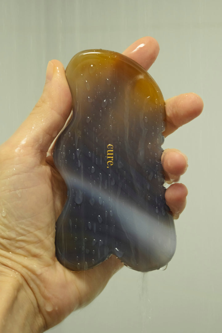 Natural Agate Gua Sha for Body Massage