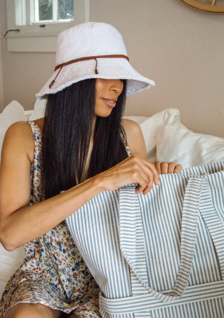 Fringed Bucket Hat