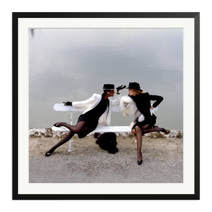 Iman And Jerry Hall, 1982