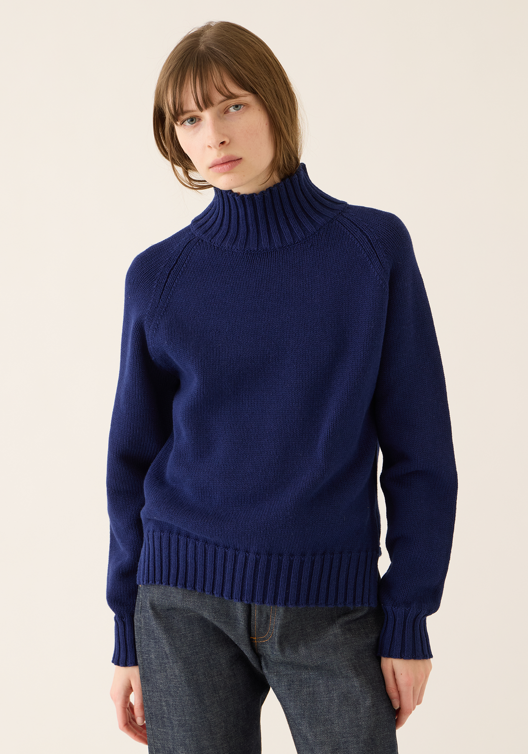 Kaitlyn Cotton Cashmere Sweater