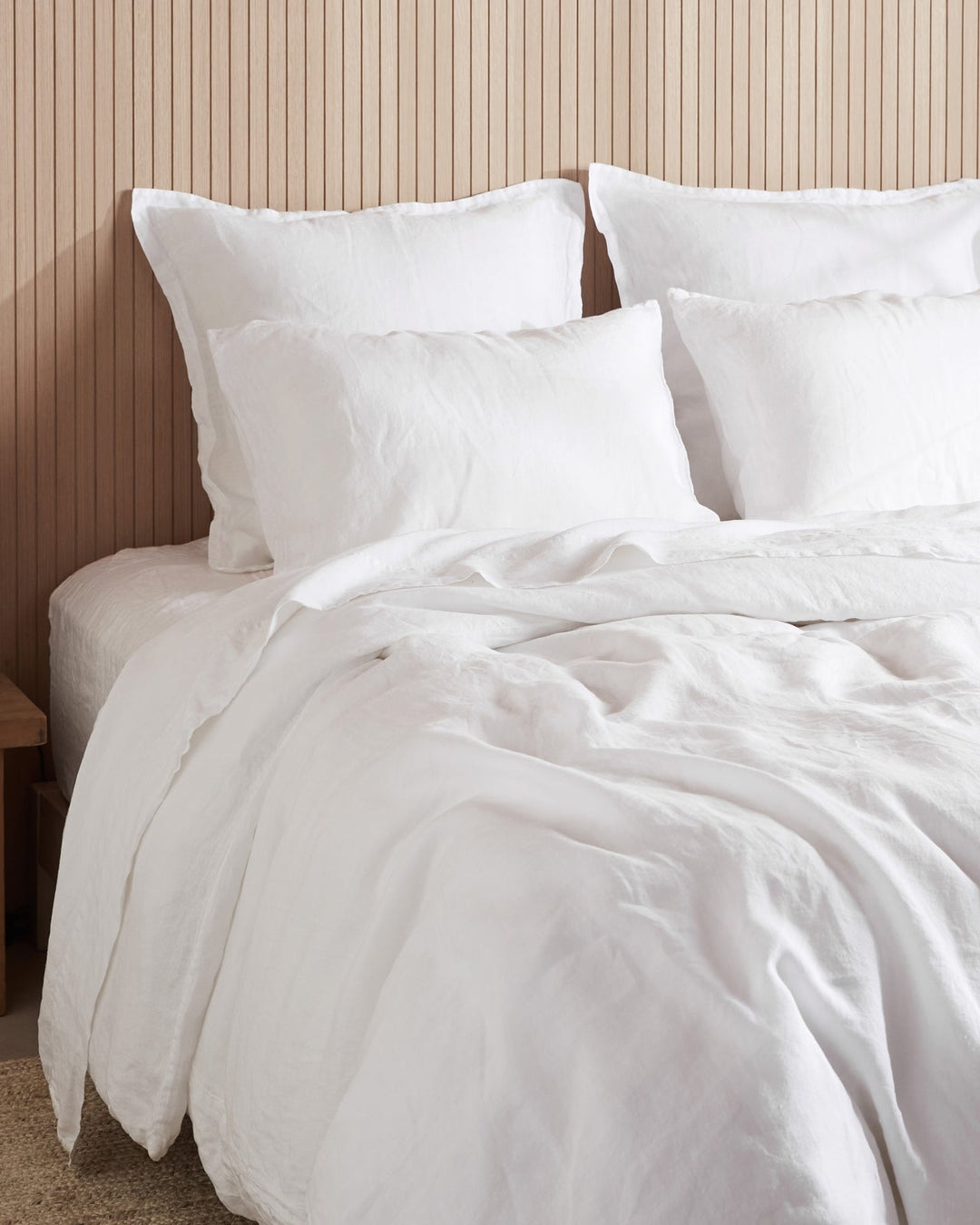 Linen Duvet Cover White
