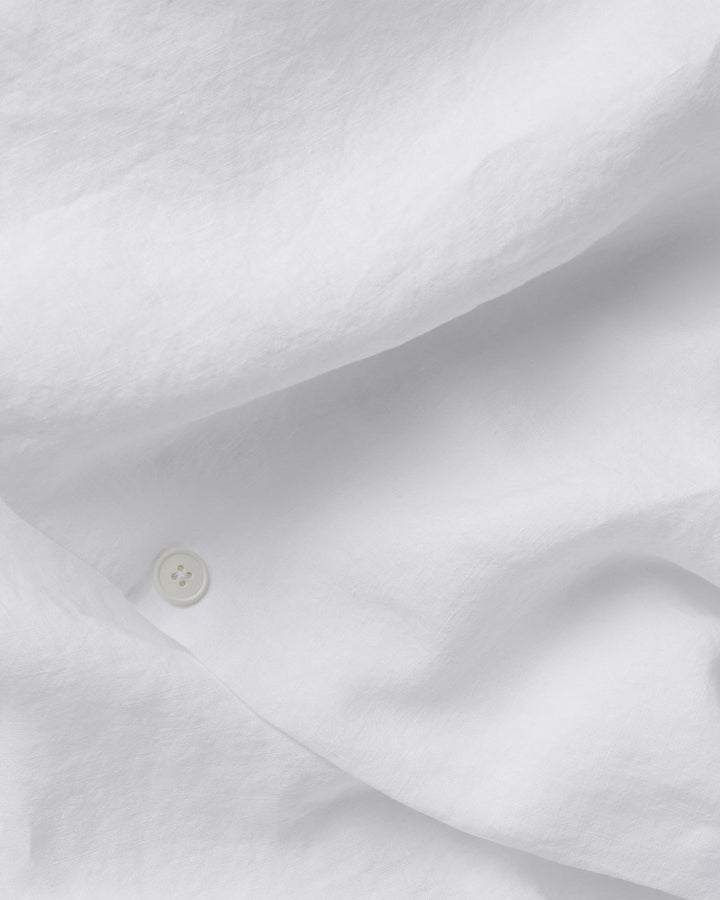 Linen Duvet Cover White