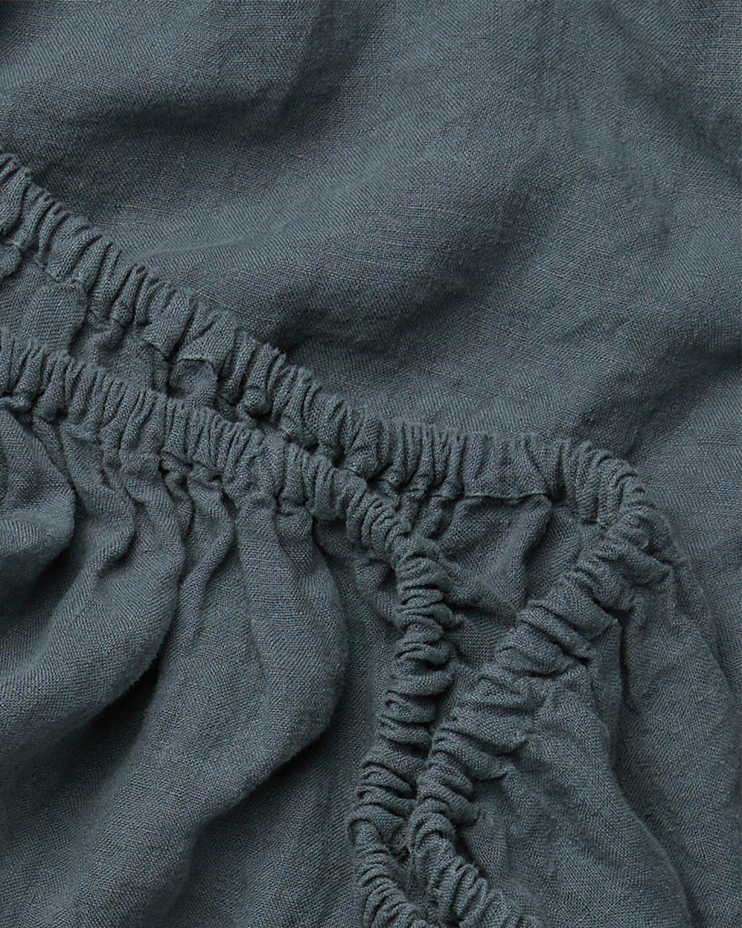 Linen Fitted Sheet Dusk