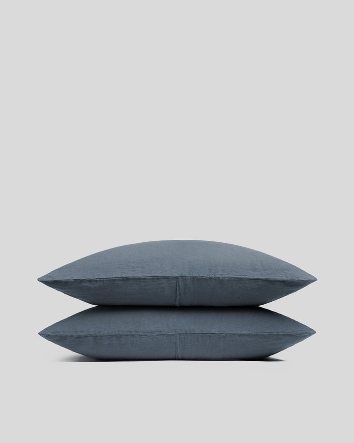 Linen Pillowcase Set Dusk