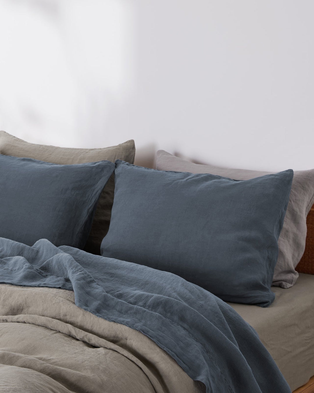 Linen Pillowcase Set Dusk