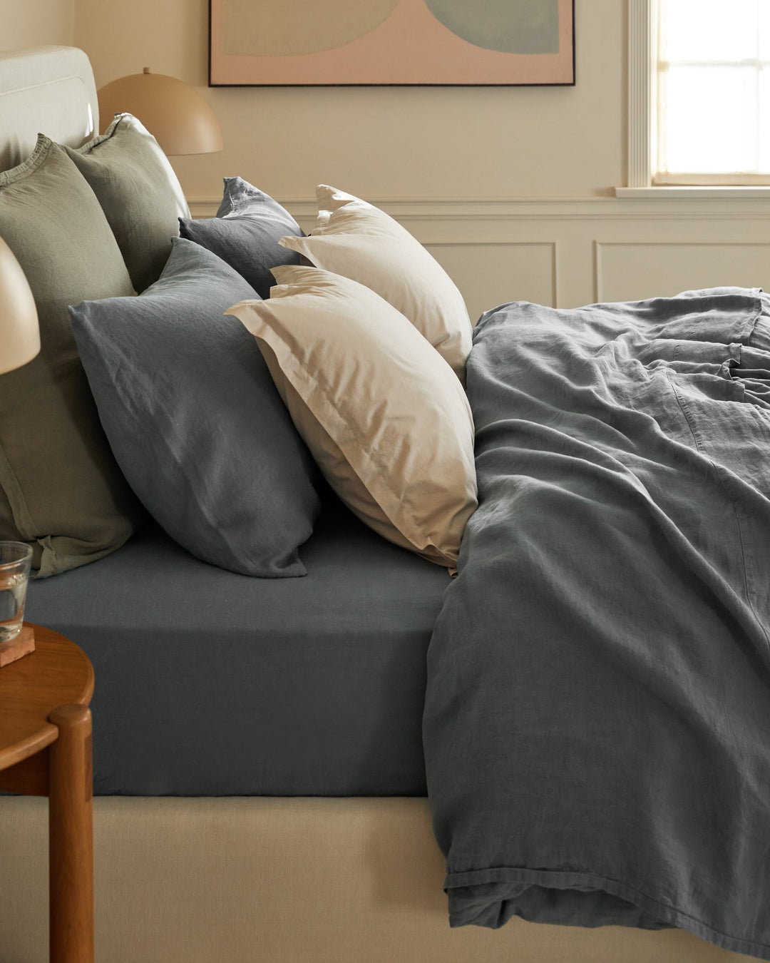 Linen Top Sheet Dusk