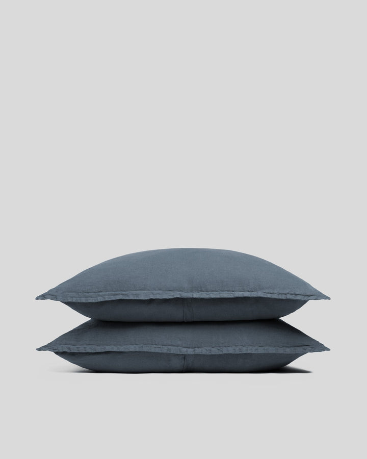 Linen Sham Set Dusk