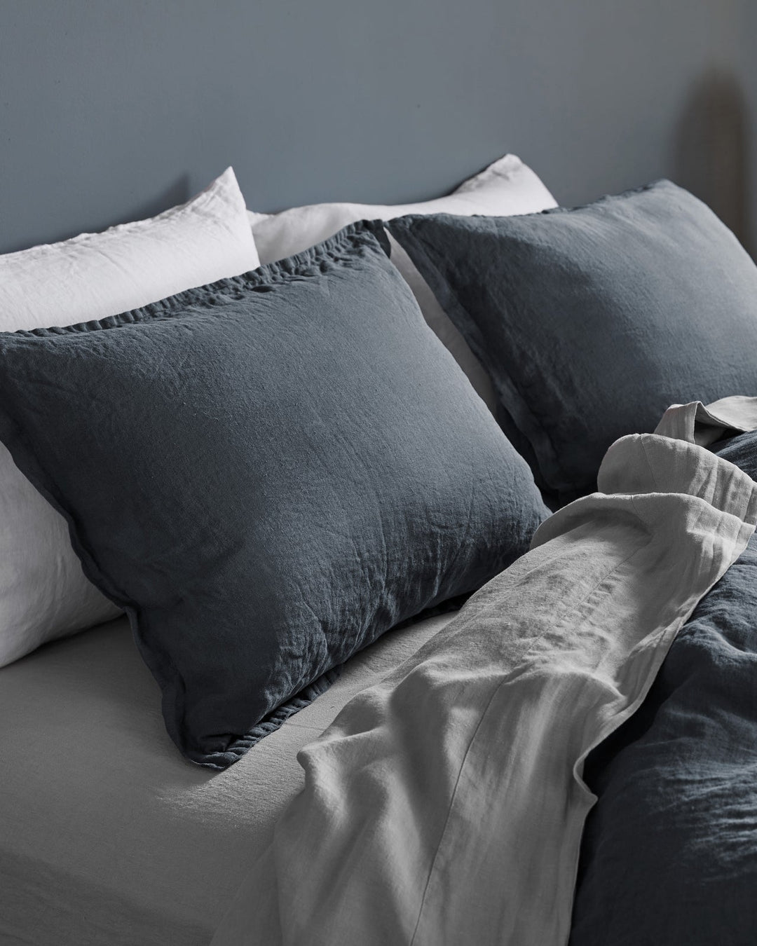 Linen Sham Set Dusk