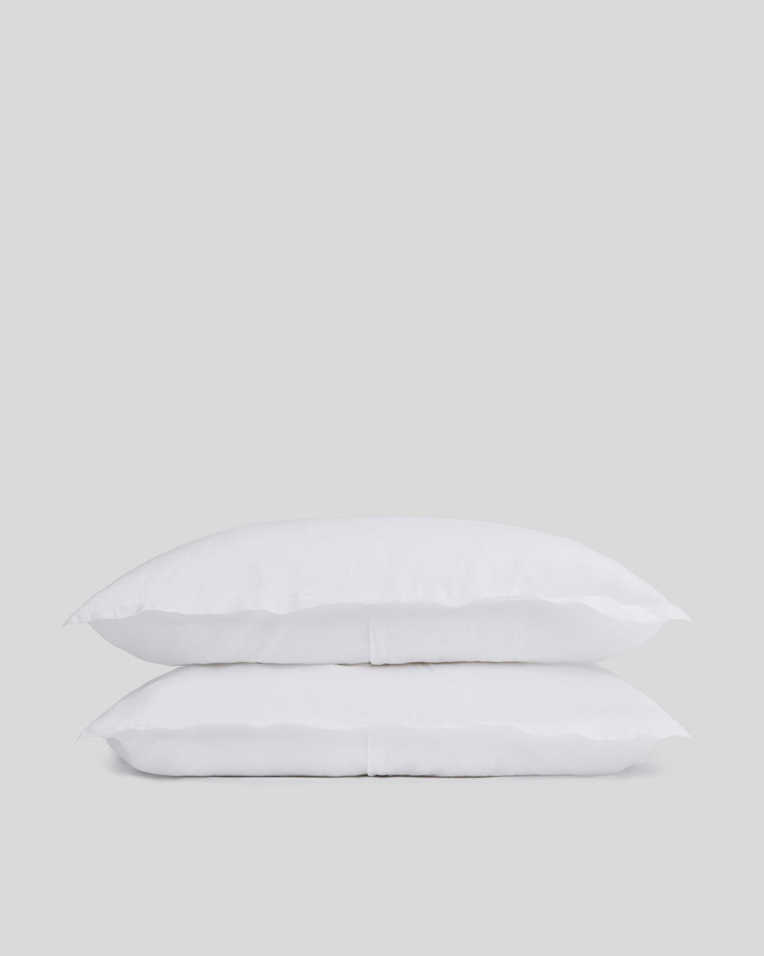 Linen Sham Set White